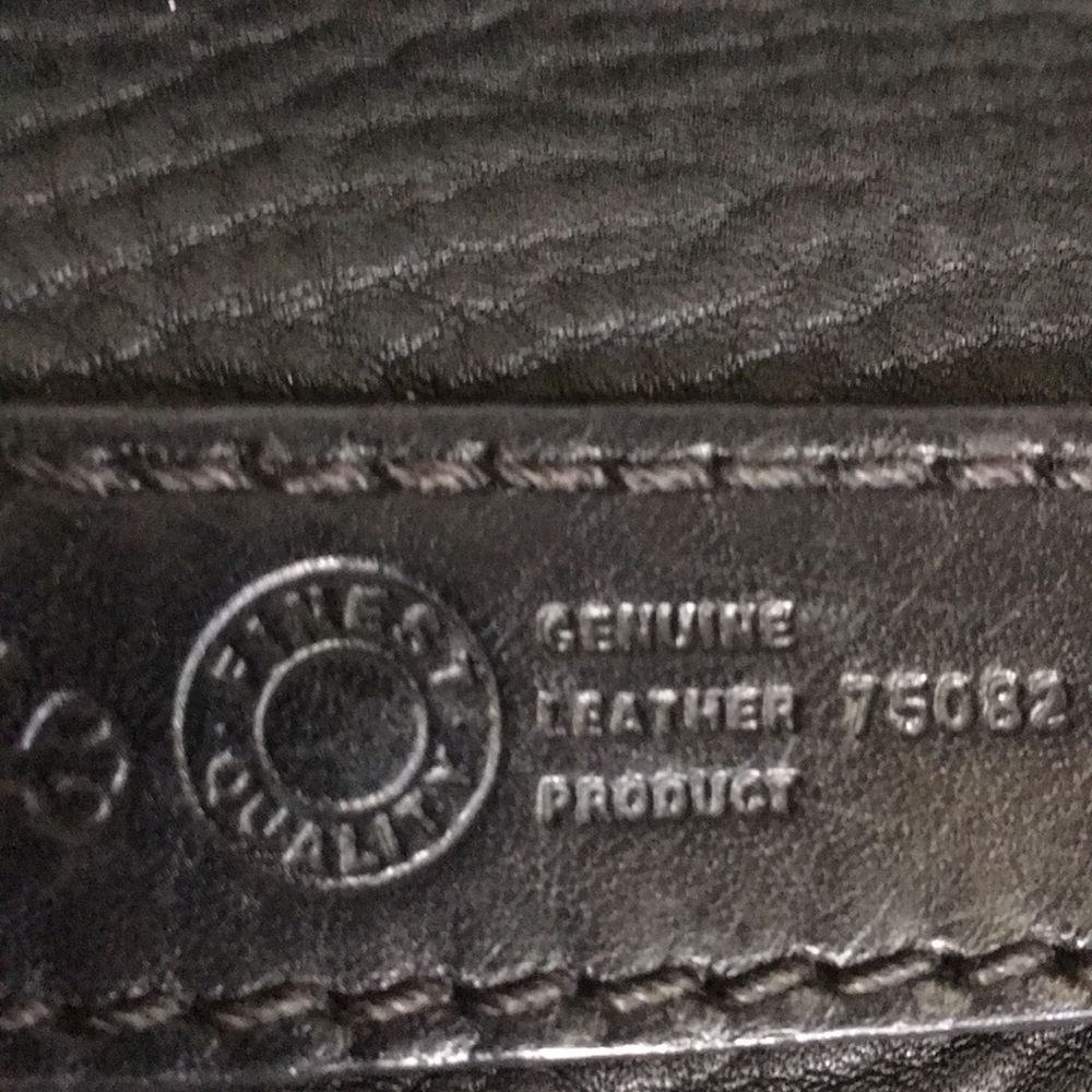 Authentic !!💕FOSSIL BAG BLACK LEATHER - Picture 6 of 6